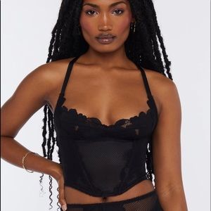 Savage Floral Bustier NWT